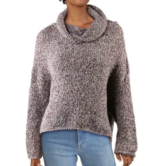 NEW!Free People oversized L cowl neck sweater - Picture 3 of 7